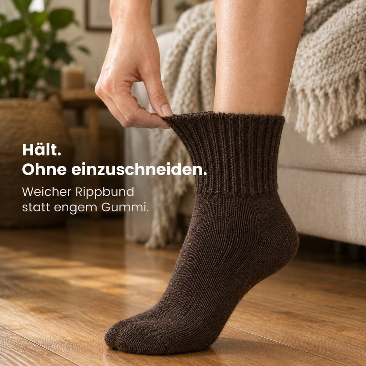 Weicher Rippbund, schneidet nicht ein