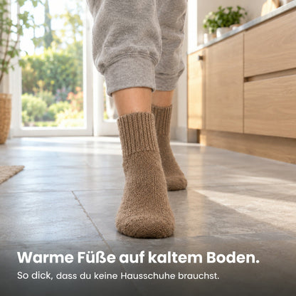 Warme Füße auf kaltem Boden