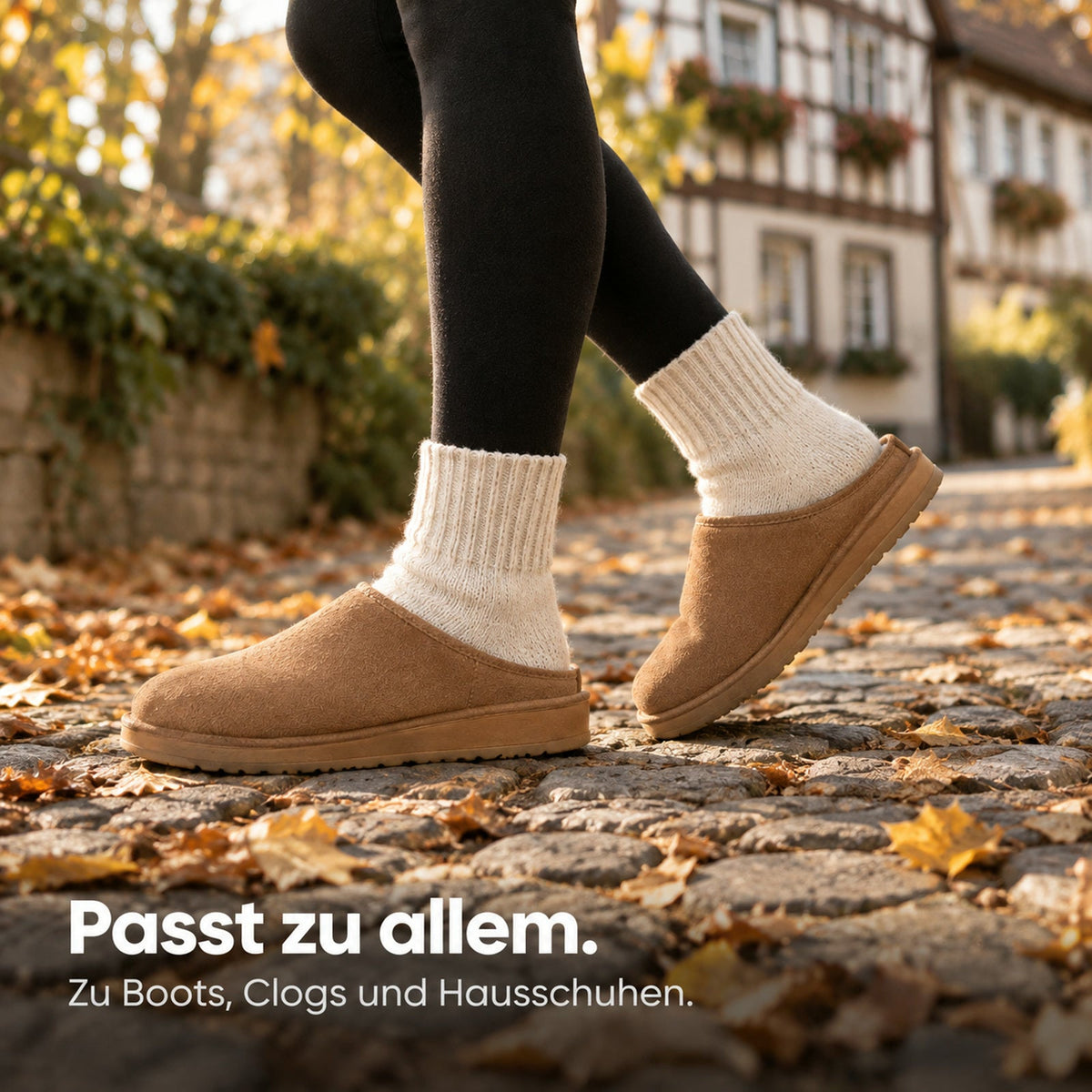 Passt zu Boots, Clogs und Hausschuhen